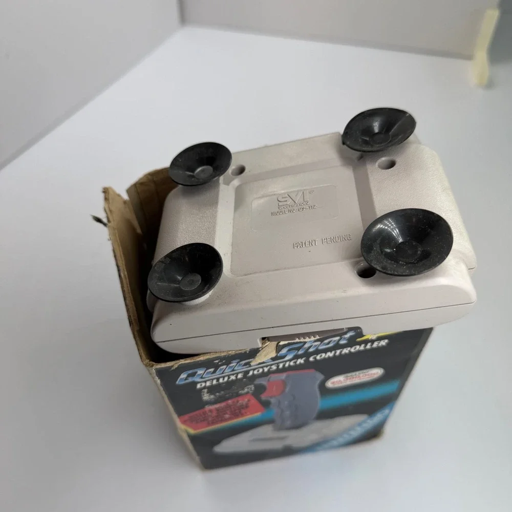 2 QuickShot‎ XII Deluxe Joystick Controllers NES Nintendo SVI QS-112 Vintage Box